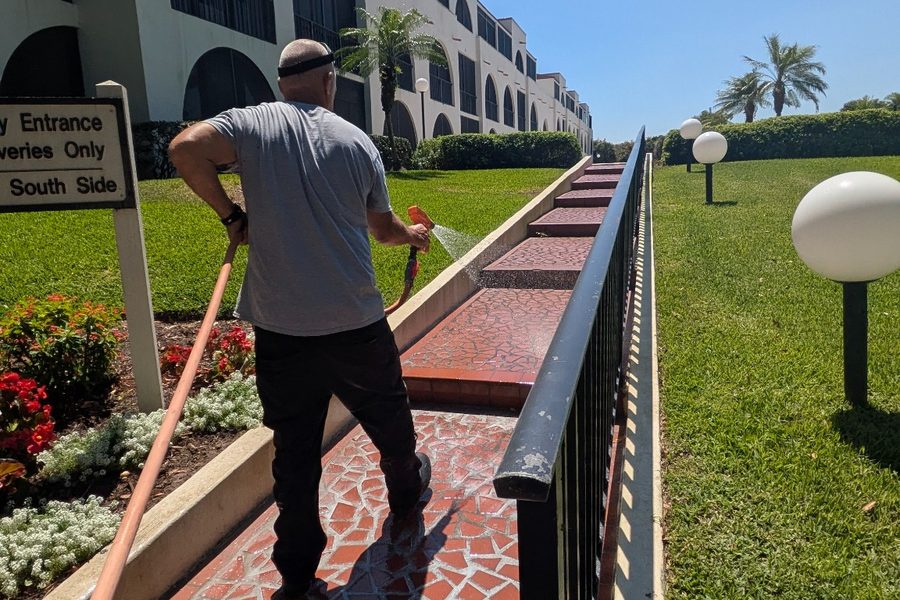 Professional exterior cleaning in Vero Beach helping protect curb appeal and property value